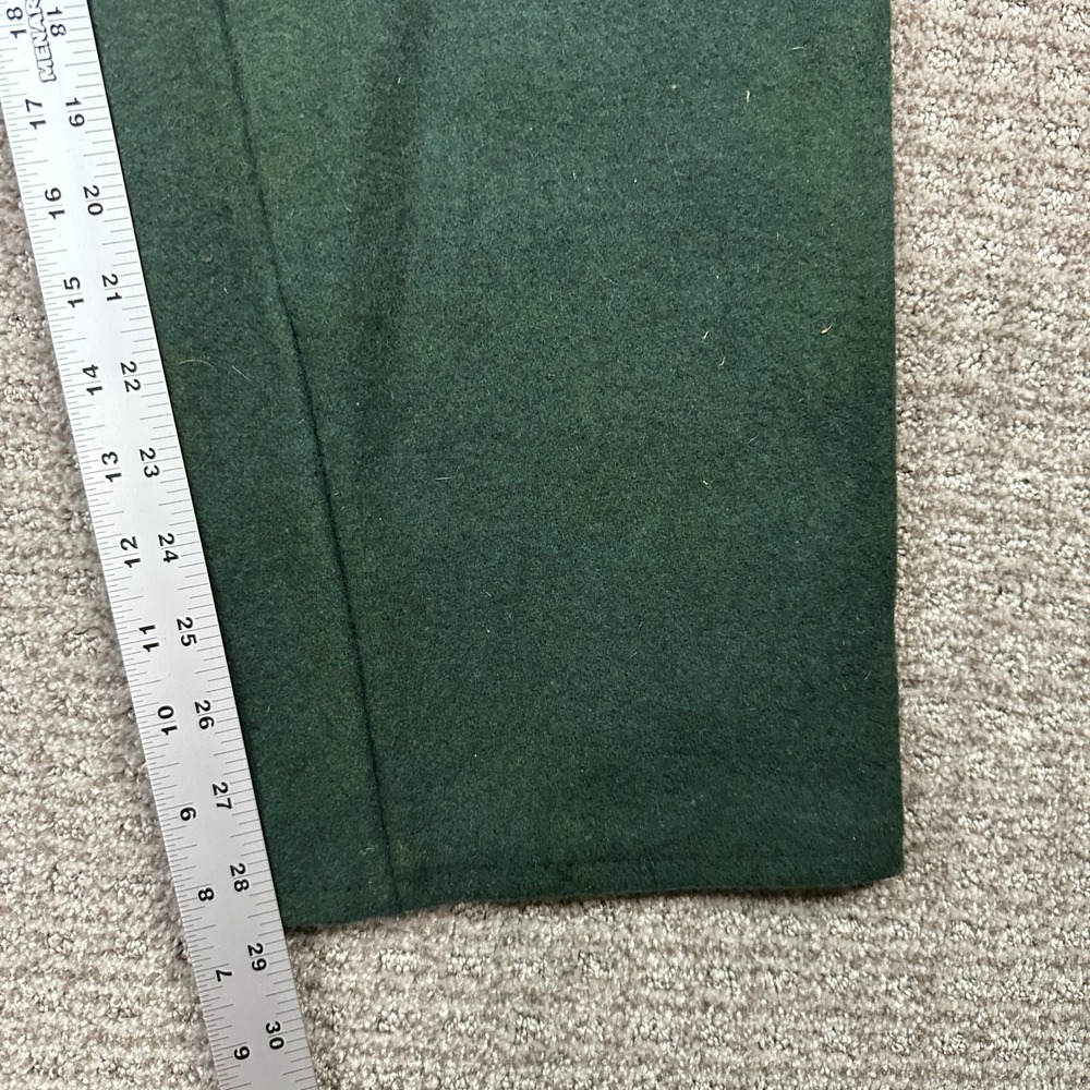Vtg Codet Mens Forest Green Wool Blend Outdoor Hunting Pants 38x33 Made in CAN - Picture 4 of 9